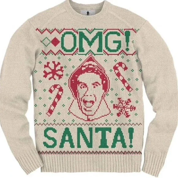 Ripple Junction Sweaters Elf Movie Omg Santa Ugly Christmas